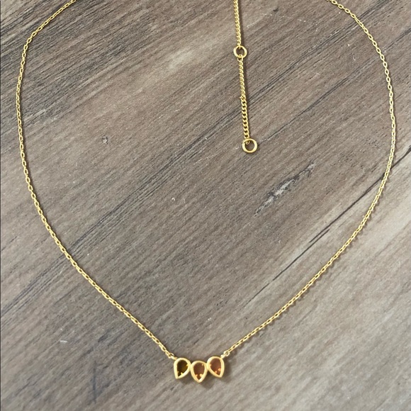 New Madewell glass pendant necklace